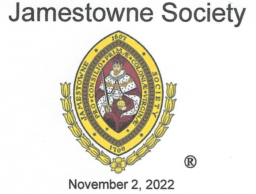 Jamestowne acceptance letter
