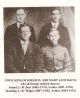 Four sons of Hiram D and Mary Jane Bach